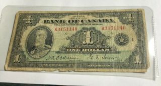 1935 Bank Of Canada One Dollar