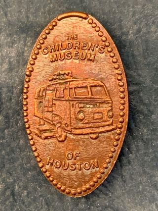 Children’s Museum Of Houston Vw Bus Pressed Elongated Penny