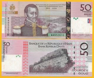 Haiti 50 Gourdes P - 274e 2014 Unc Banknote