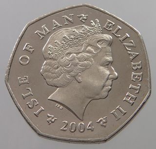 Isle Of Man 50 Pence 2004 Christmas T44 349