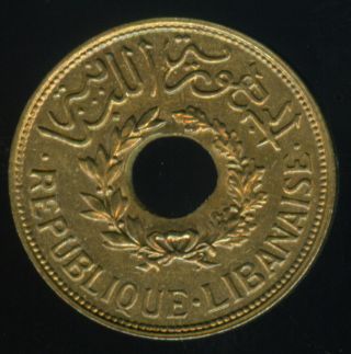 1940 Lebanon 2 1/2 Piastres