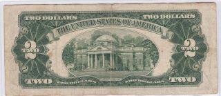 Series 1928 G Two Dollars US United States Red Seal Note - STAR NOTE 2