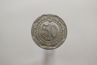 Germany War Money Token 50 Pfennig 1920 Soest Aluminium B19 Rk1306