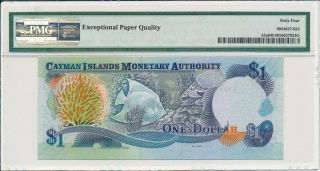 Monetary Authority Cayman Islands $1 2006 S/No 70x078 PMG 64EPQ 2