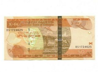 Bank Of Ethiopia 50 Birr 2007 Xf