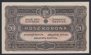 Hungary 20 Korona 1920 UNC - Pick 61 3