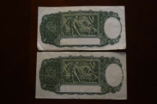 1942 - Australia 1 Pound Two Notes 2