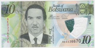 Botswana - 10 Pula 2018 - Unc