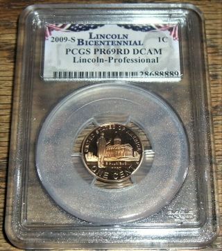 2009 - S Lincoln Cent Pcgs Pr69rd Dcam Lincoln - Professional