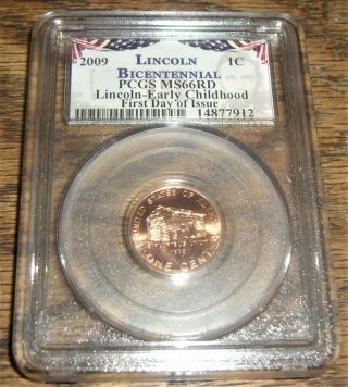 2009 Lincoln Cent Pcgs Ms66rd Lincoln - Early Childhood