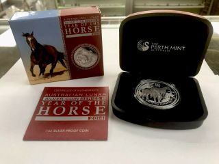 2014 1oz.  Australian Lunar Silver Coins Series Ii Year Of The Horse