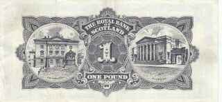 Royal Bank of Scotland 1 pound Robertson 1967 P - 325 VF, 2