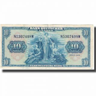 [ 578903] Banknote,  Germany - Federal Republic,  10 Deutsche Mark,  1949