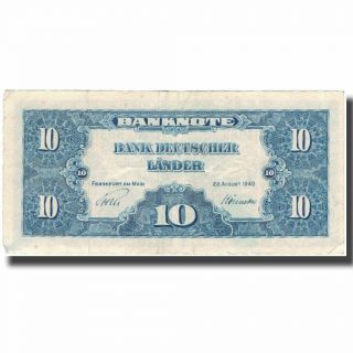 [ 578903] Banknote,  GERMANY - FEDERAL REPUBLIC,  10 Deutsche Mark,  1949 2