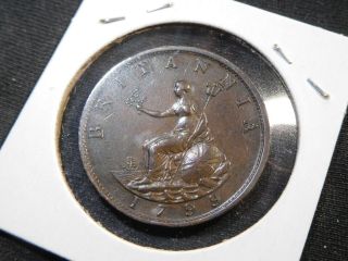 Y108 Great Britain 1799 1/2 Penny AU 2