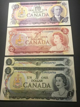 Old Bank Of Canada Bills From 70 