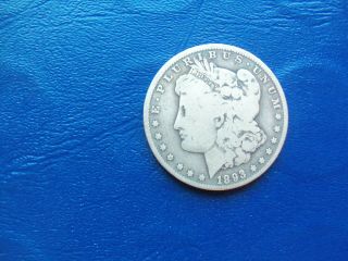 1893 - O Morgan Silver Dollar Key Date.  Coin