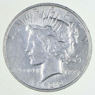 Choice - Gem Bu Unc - 1922 - D Peace Silver Dollar - - 90 Silver 401