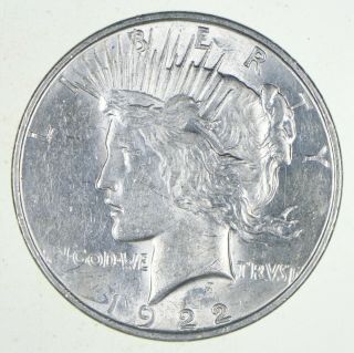 Choice - Gem Bu Unc - 1922 - D Peace Silver Dollar - - 90 Silver 374
