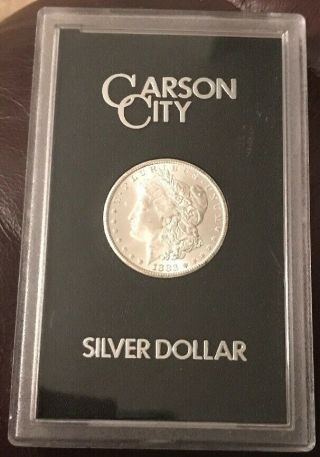 1883 Cc Morgan Silver Dollar In Gsa Case.  No Box Or.