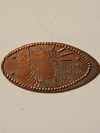 Statue Of Liberty York Pressed Penny Elongated Smashed
