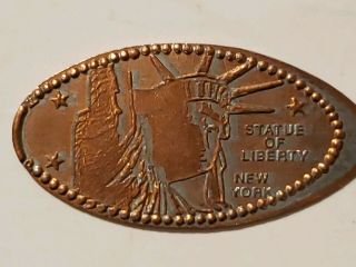Statue of Liberty York Pressed Penny Elongated Smashed 2