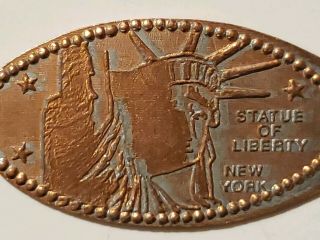 Statue of Liberty York Pressed Penny Elongated Smashed 3