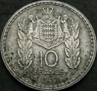 Monaco 10 Francs 1946 - Louis Ii.  - Vf,  - 1677 ¤