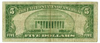 FR.  1850C 1929 $5 Federal Reserve Bank Note Philadelphia Brown Seal 2
