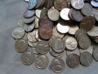 215 Steel Wheat Pennies Assortment of All Marks 4