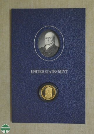 John Quincy Adams Presidential $1 Coin Historical Signature Set With