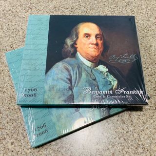 2006 P Benjamin Franklin Coin And Chronicles Set