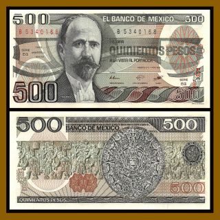 Mexico 500 Pesos,  1983 - 1984 P - 79 Unc