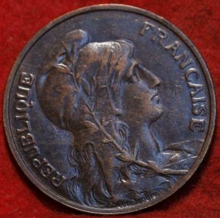 1905 France 5 Centimes Foreign Coin