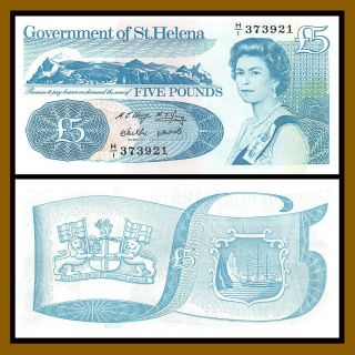 St.  Saint Helena 5 Pounds,  1998 P - 11 Queen Elizabeth Ii Unc