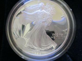 1992 S Silver Proof American Eagle Dollar Us $1