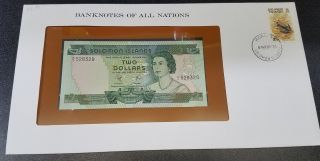 Solomon Islands 2 Dollars 1977 Unc 2b
