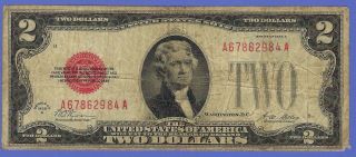$2.  00 United States Note - 1928 A - Woods/mellon - Fr 1502 - A67862984a