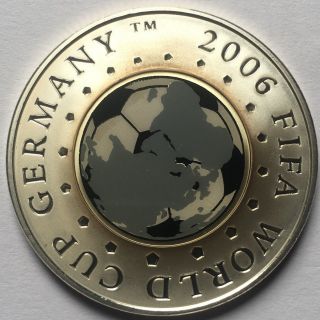 Belarus 2005 Fifa World Cup 20 Roubles Silver Coin