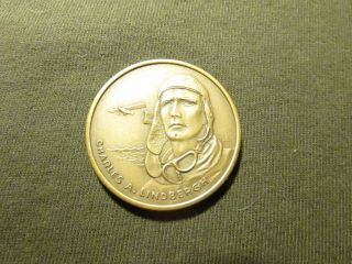 Charles A.  Lindbergh 50th Anniversary Bronze Medal