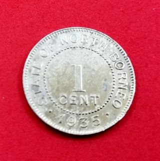 British North Borneo 1935 1 Cent Coin.