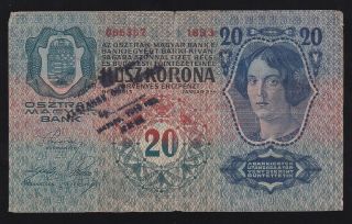 YUGOSLAVIA - - 20 KRONEN 1913 - SEAL / STAMP - - SERBIA - - - - 2