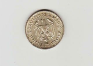 1936 A Germany Silver 5 Marks