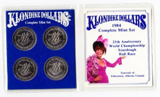 1984 Edmonton Alberta Klondike Dollars Complete Set