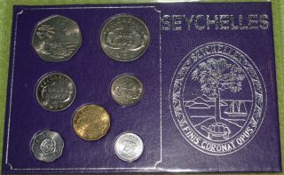 1972 - 1974 Seychelles Coin Set - All Bu