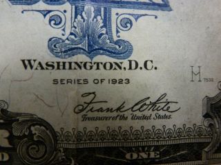 1923 FR.  237 - - $1 Silver Certificate - Horse Blanket 