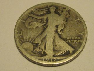 1917 - D Reverse Walking Liberty Half Dollar