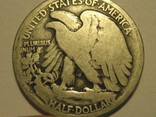 1917 - D Reverse Walking Liberty Half Dollar 3