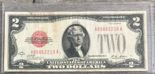 Series 1928 A $2 Two Dollar Legal Tender Note Fr - 1502 Ba8