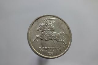 Lithuania 10 Litu 1936 - Silver - Vytautas The Great B11 R8986